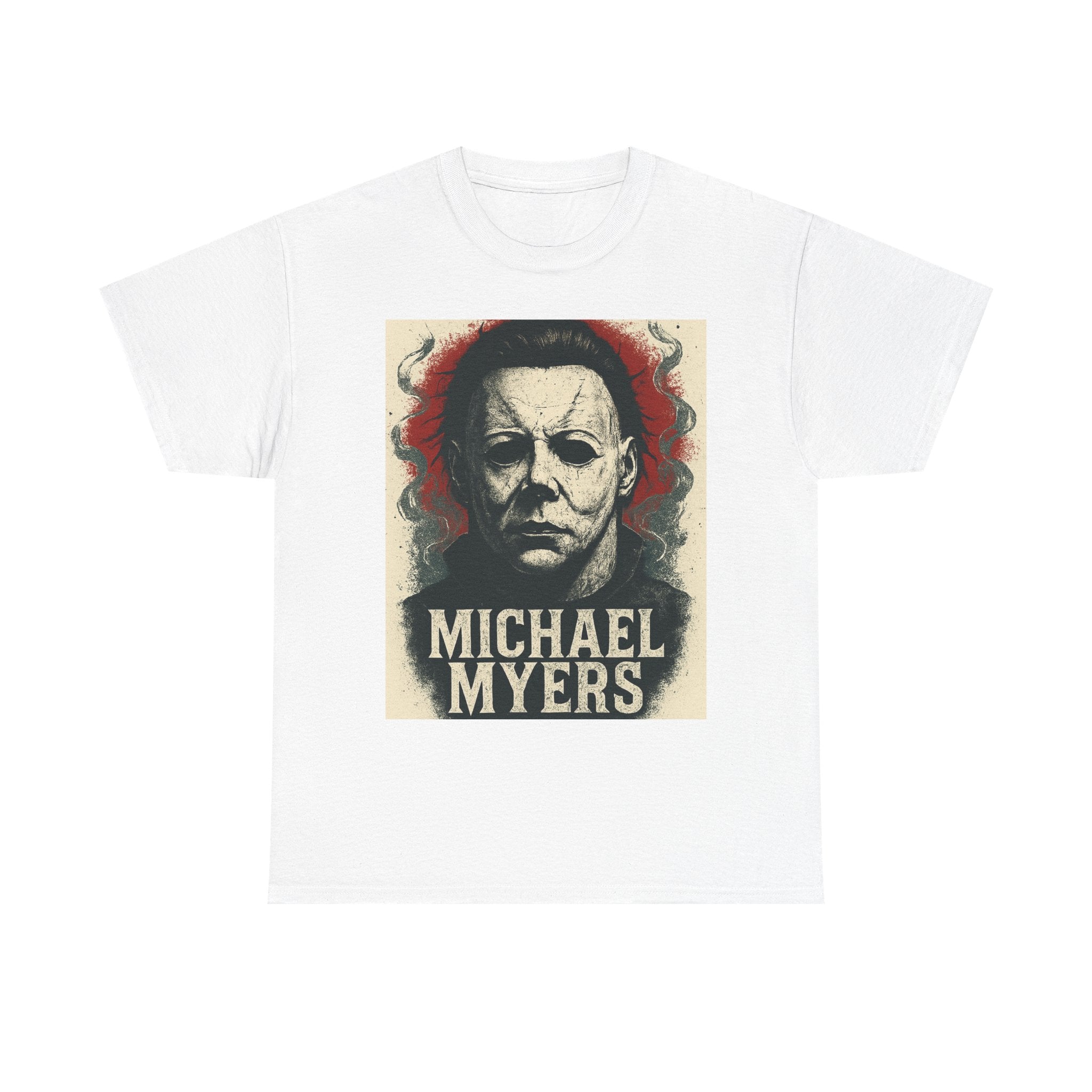 Michael Myers Horror Tee, Unisex Heavy Cotton Tee, Halloween Costume Shirt, Spooky Movie Merch, Horror Fan Gift, Unique Graphic Tee