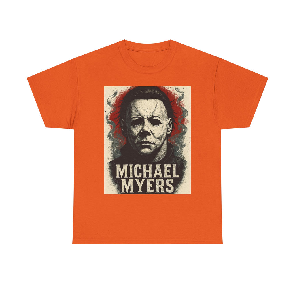Michael Myers Horror Tee, Unisex Heavy Cotton Tee, Halloween Costume Shirt, Spooky Movie Merch, Horror Fan Gift, Unique Graphic Tee