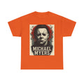 Michael Myers Horror Tee, Unisex Heavy Cotton Tee, Halloween Costume Shirt, Spooky Movie Merch, Horror Fan Gift, Unique Graphic Tee