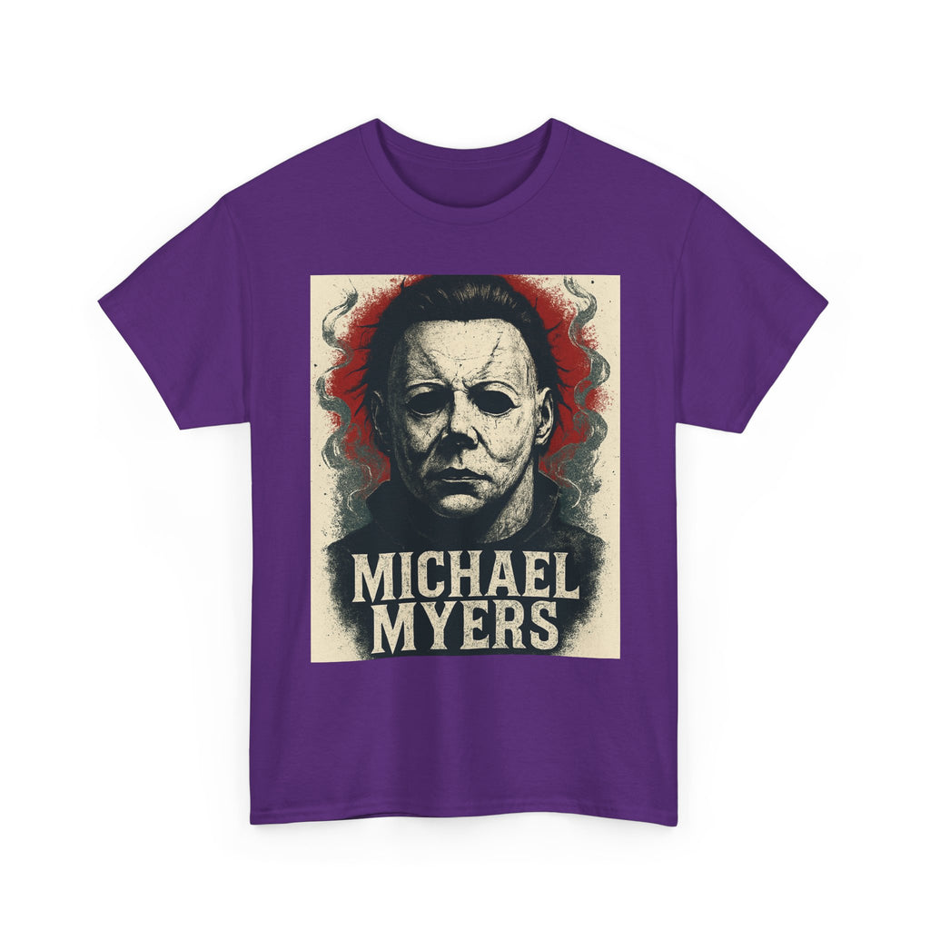 Michael Myers Horror Tee, Unisex Heavy Cotton Tee, Halloween Costume Shirt, Spooky Movie Merch, Horror Fan Gift, Unique Graphic Tee