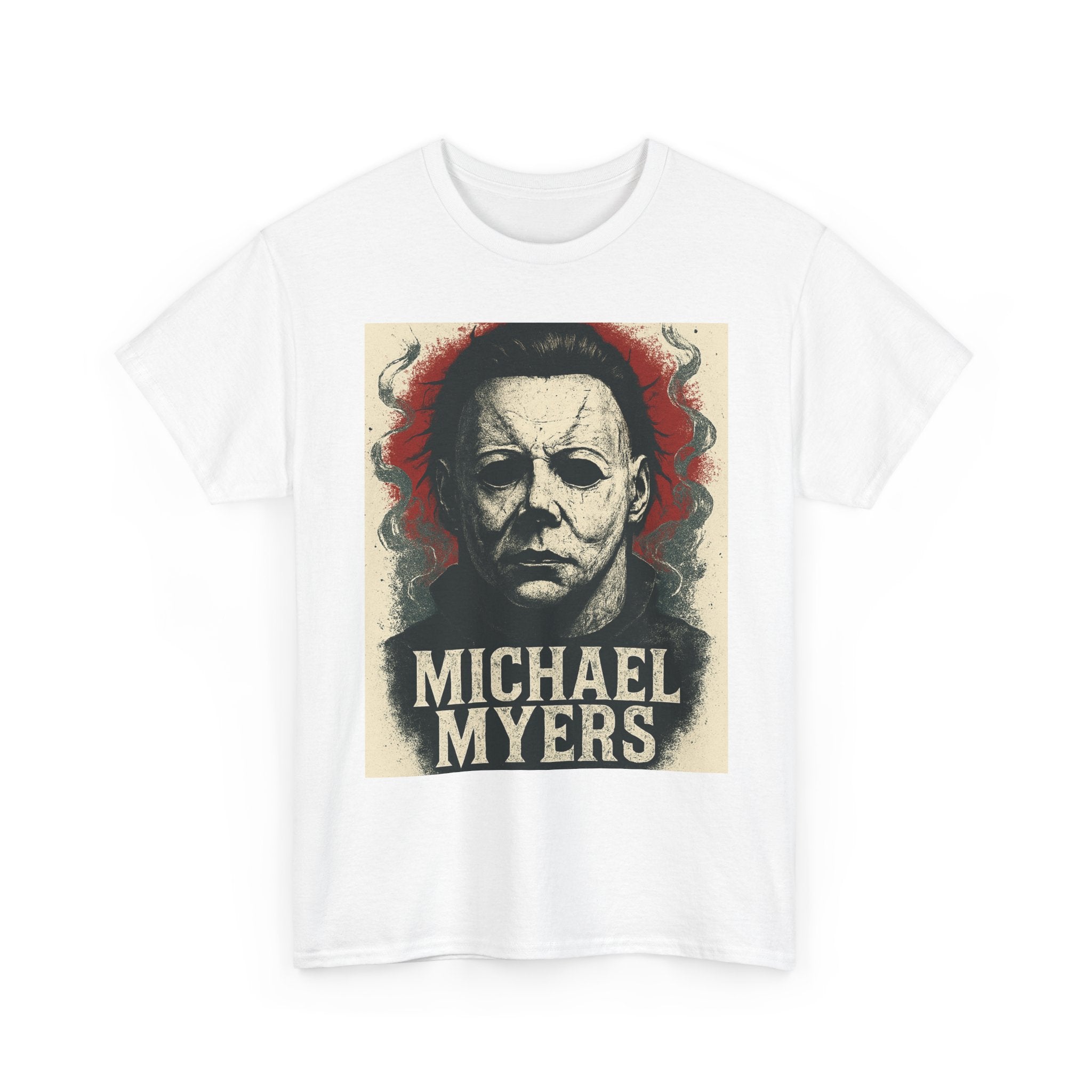 Michael Myers Horror Tee, Unisex Heavy Cotton Tee, Halloween Costume Shirt, Spooky Movie Merch, Horror Fan Gift, Unique Graphic Tee