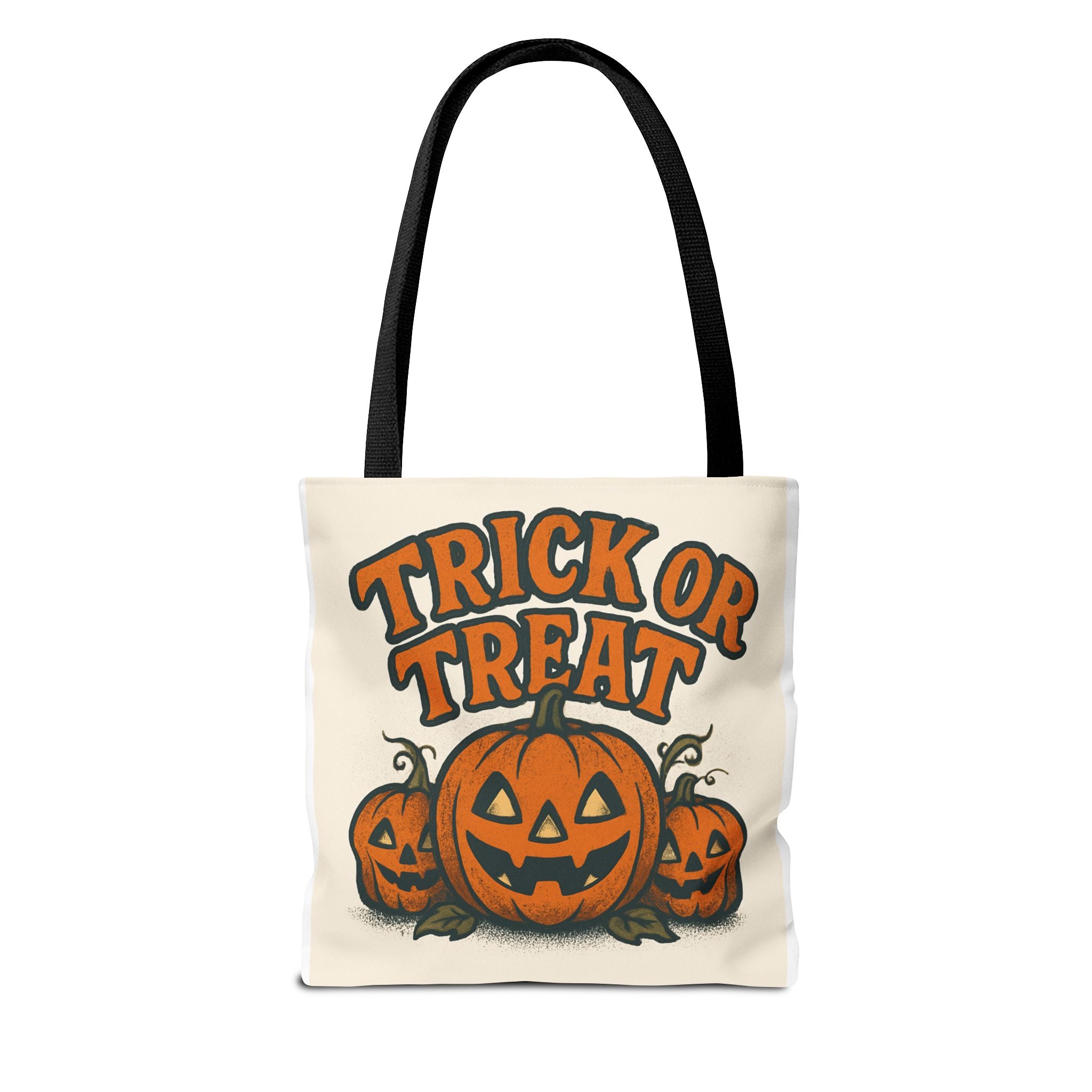 Halloween Tote Bag, Trick or Treat Canvas, Pumpkin Shopper, Fall Festival Accessory, Spooky Season Carry-All