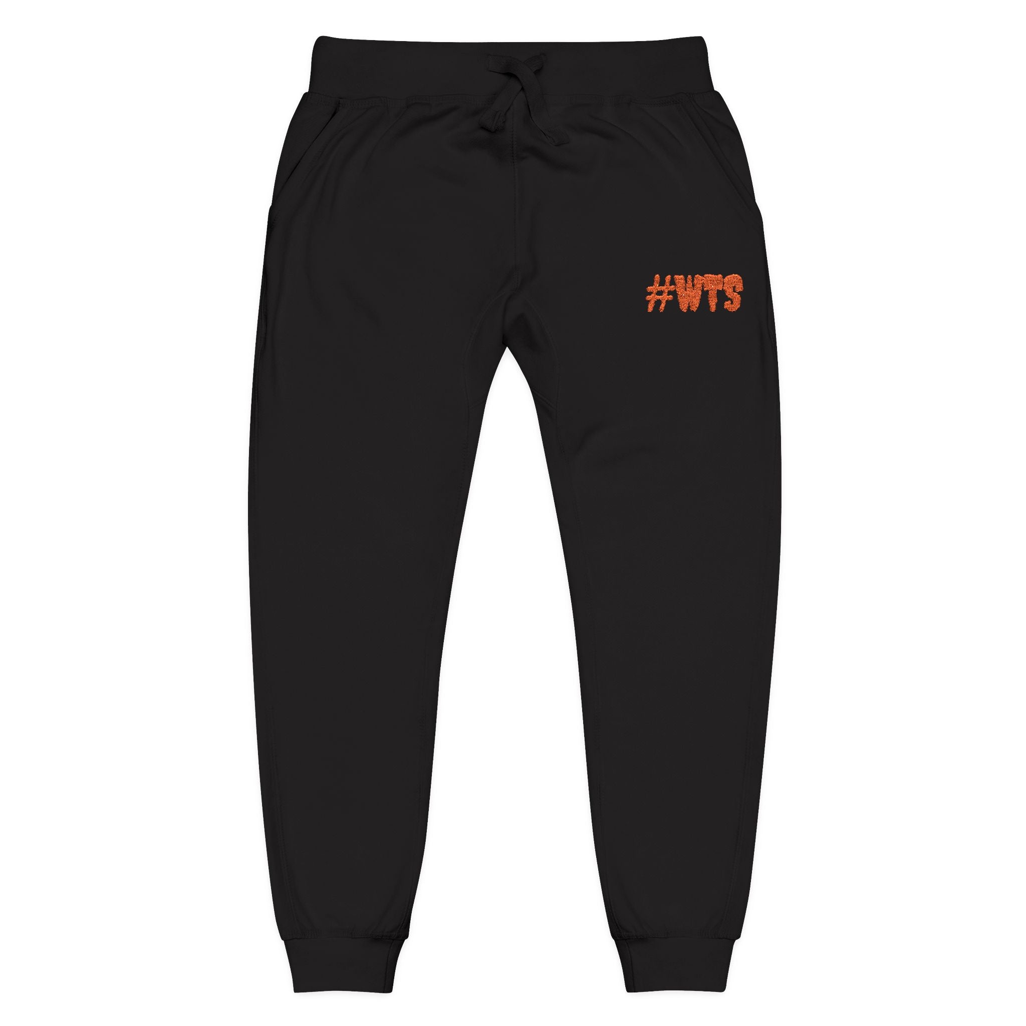 Embroidered Unisex Fleece Sweatpants, Cozy Lounge Wear, Trendy Gym Pants, Casual Athleisure, Perfect for Relaxing & Chilling