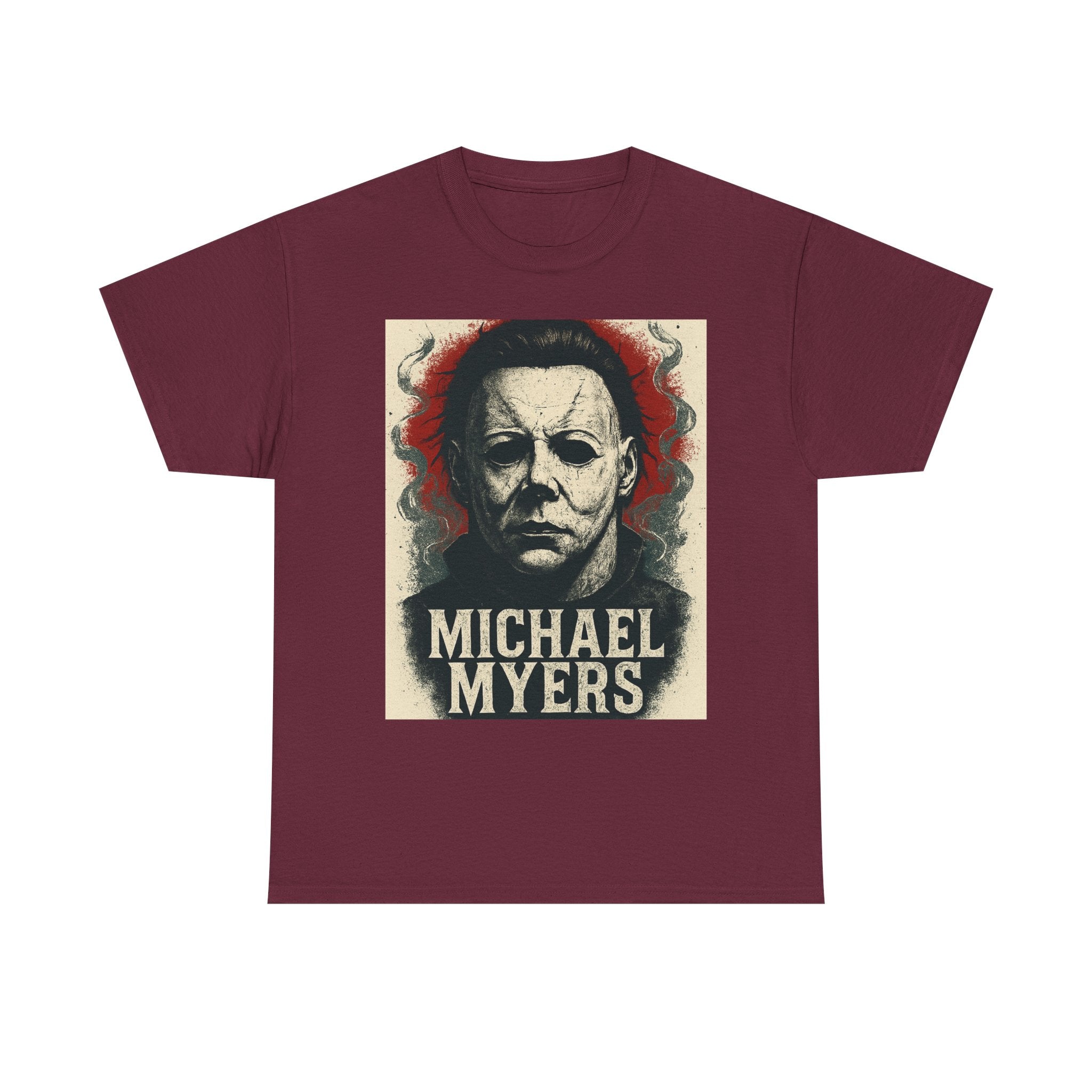 Michael Myers Horror Tee, Unisex Heavy Cotton Tee, Halloween Costume Shirt, Spooky Movie Merch, Horror Fan Gift, Unique Graphic Tee