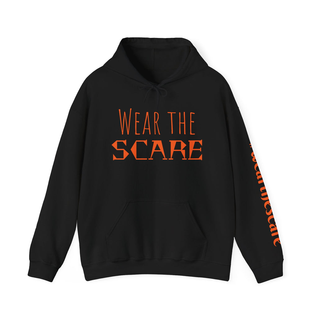 Hooded Sweatshirt - 'wear the scare' Halloween Theme
