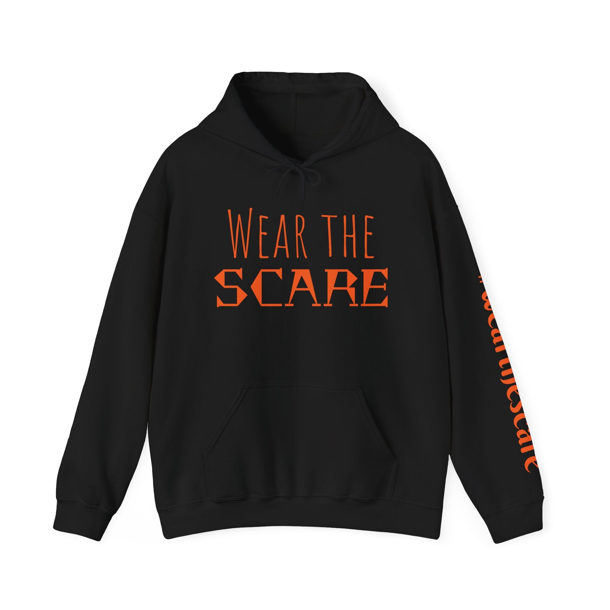 Hooded Sweatshirt - 'wear the scare' Halloween Theme