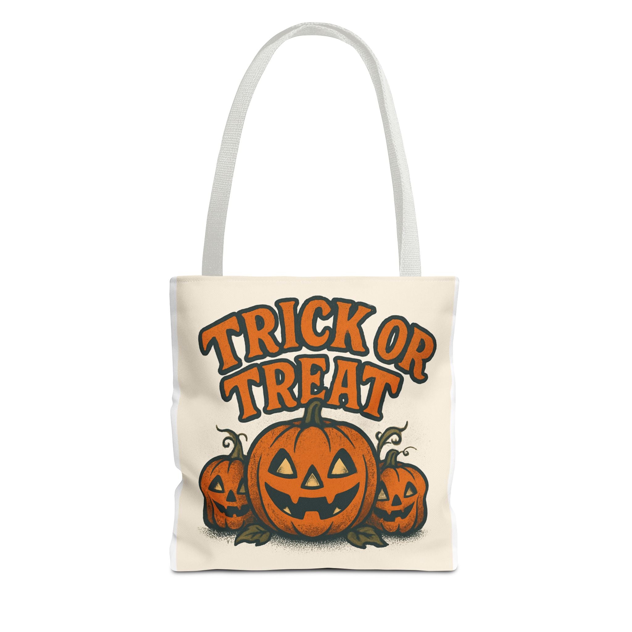 Halloween Tote Bag, Trick or Treat Canvas, Pumpkin Shopper, Fall Festival Accessory, Spooky Season Carry-All