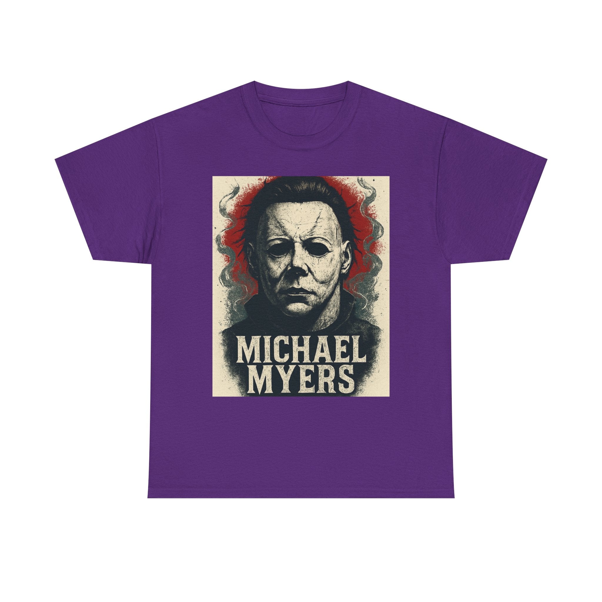 Michael Myers Horror Tee, Unisex Heavy Cotton Tee, Halloween Costume Shirt, Spooky Movie Merch, Horror Fan Gift, Unique Graphic Tee