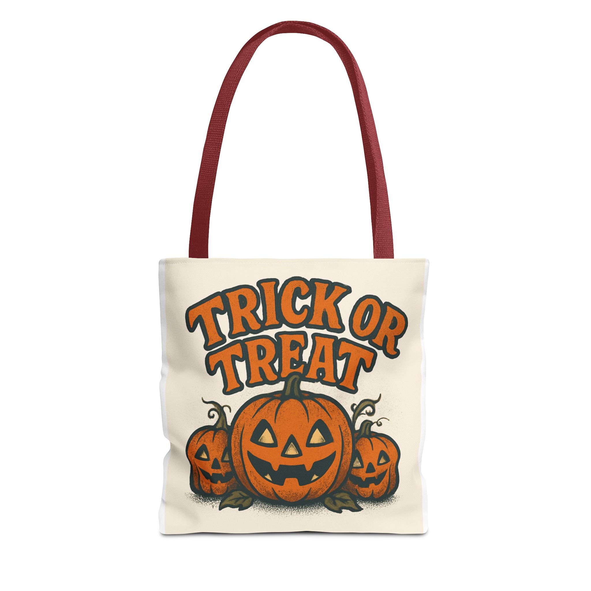 Halloween Tote Bag, Trick or Treat Canvas, Pumpkin Shopper, Fall Festival Accessory, Spooky Season Carry-All