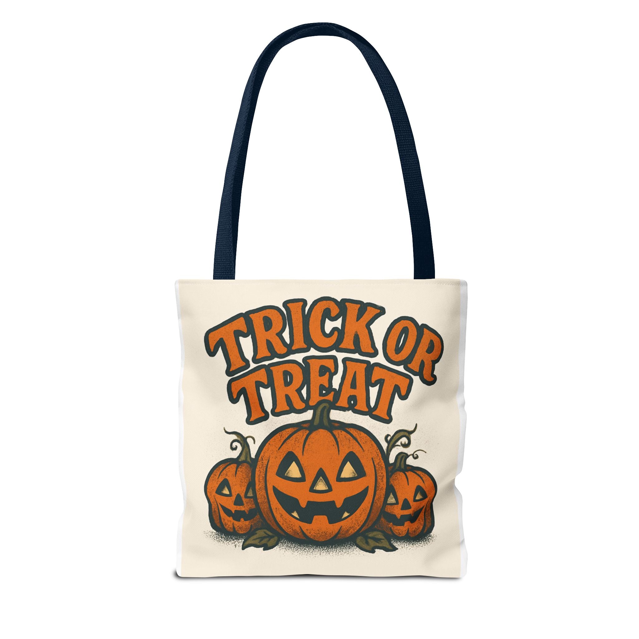 Halloween Tote Bag, Trick or Treat Canvas, Pumpkin Shopper, Fall Festival Accessory, Spooky Season Carry-All