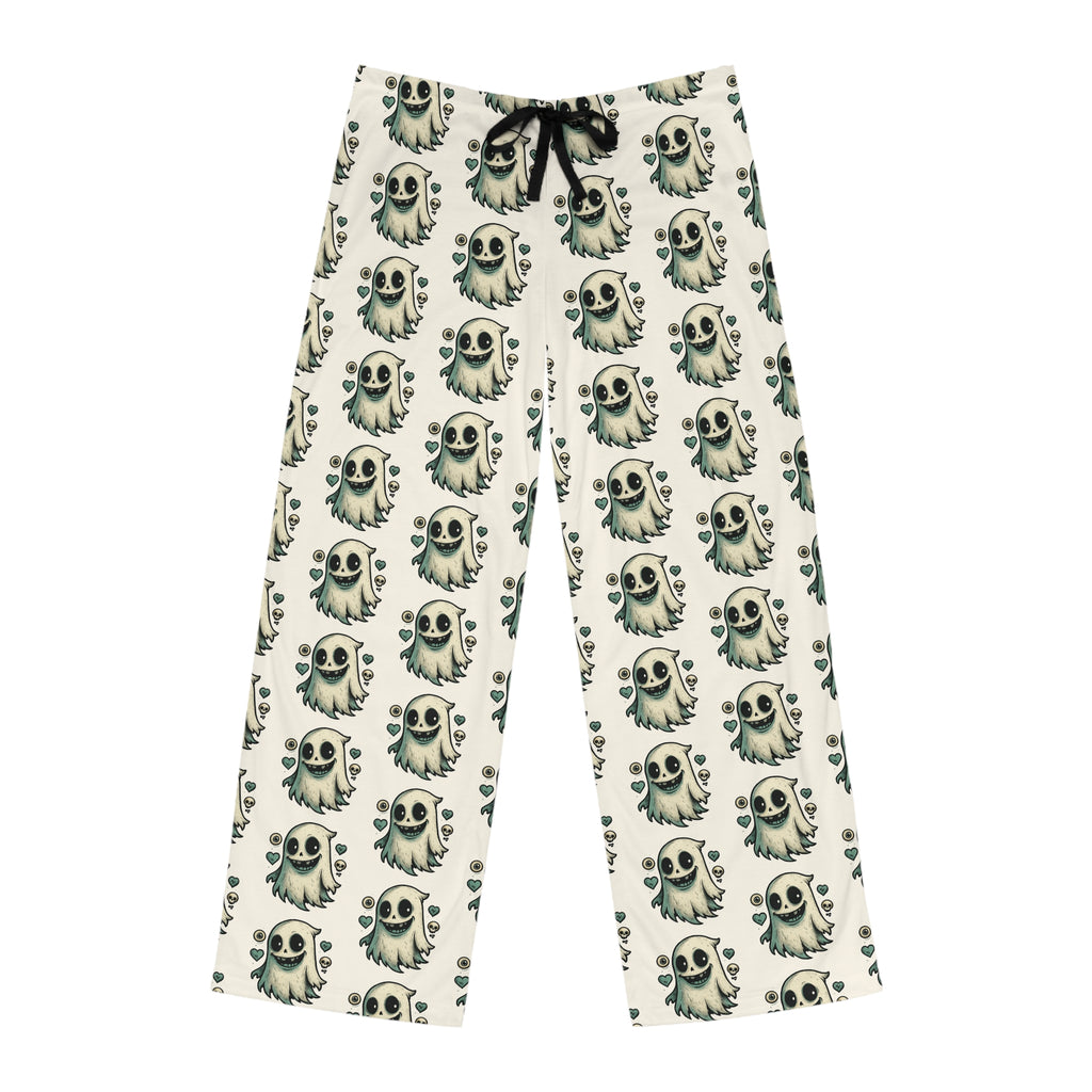 Ghostly Whimsy Men's Pajama Pants - Cozy, Fun Sleepwear for Halloween, Ghost Lovers, Home, Sleep, Lounge