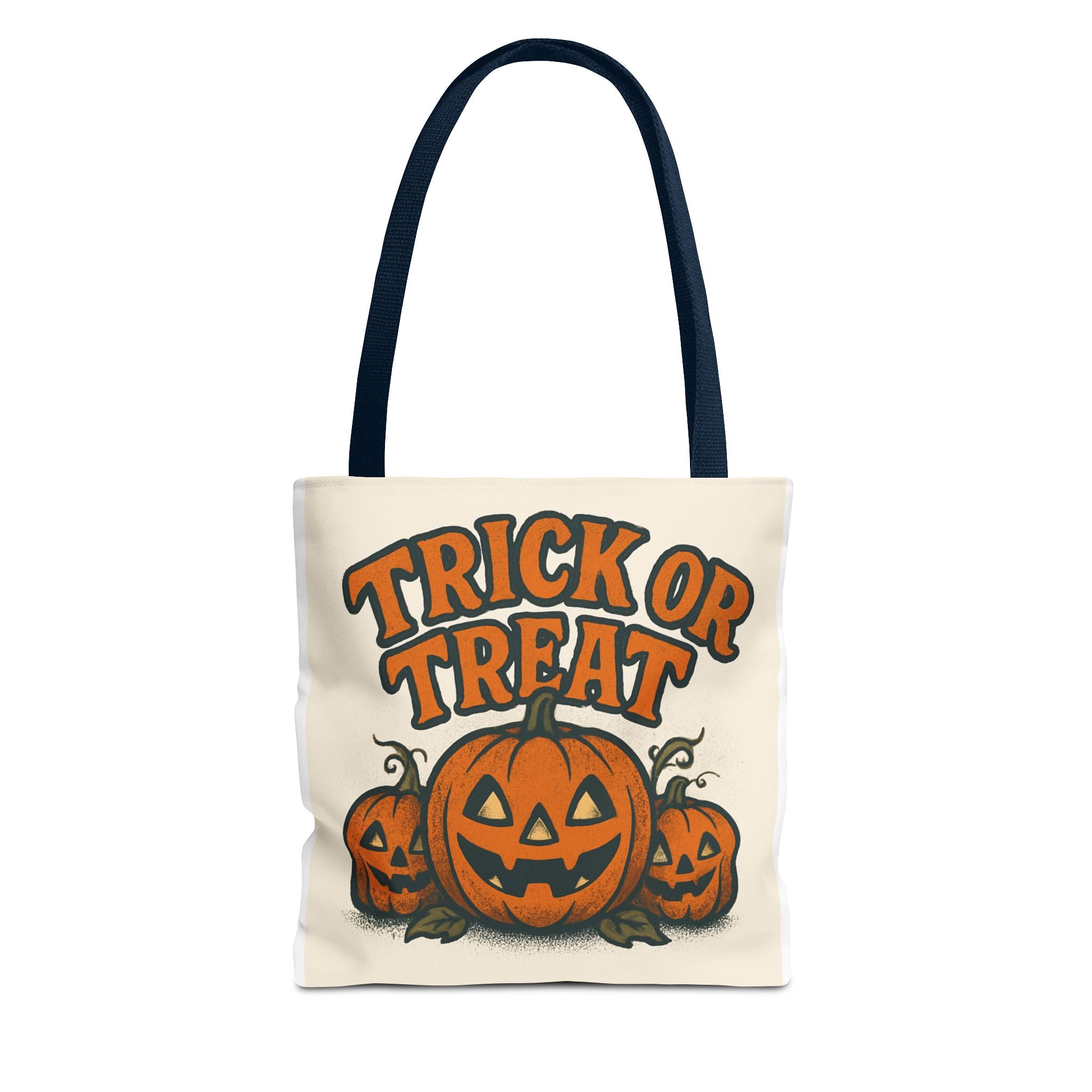 Halloween Tote Bag, Trick or Treat Canvas, Pumpkin Shopper, Fall Festival Accessory, Spooky Season Carry-All